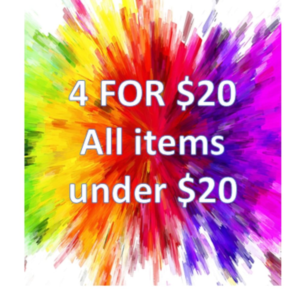 Bundle 4 items for $20